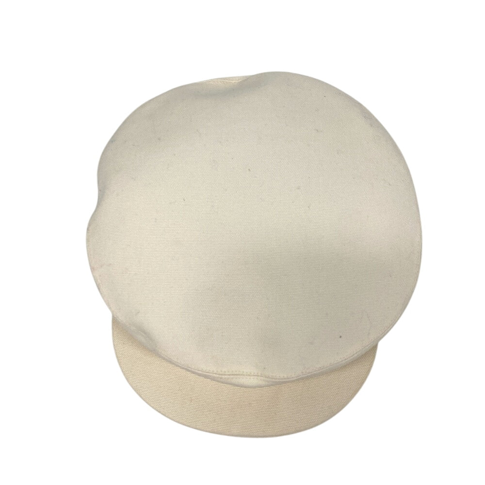 HERMES Casquette Cotton, Silk Ivory Serie 58