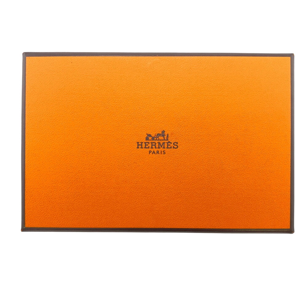 HERMES Coin case Evercolor Ivory Calvi duo