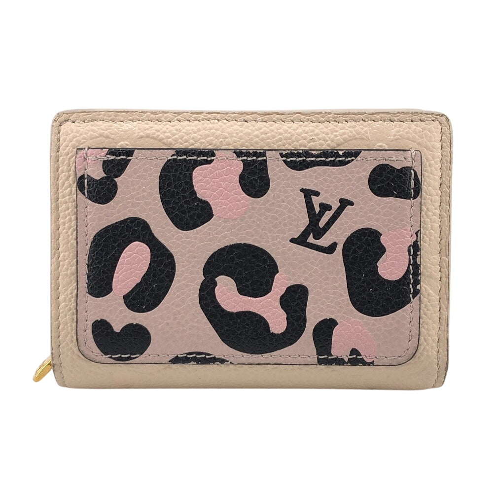 LOUIS VUITTON Bifold Wallet M80754 leather white Monogram Ann Platt Portefeuille Claire