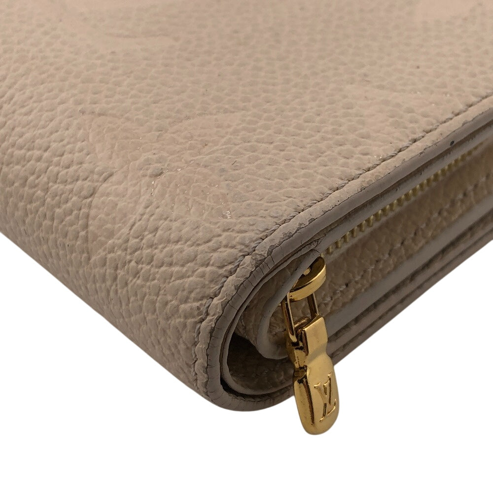 LOUIS VUITTON Bifold Wallet M80754 leather white Monogram Ann Platt Portefeuille Claire