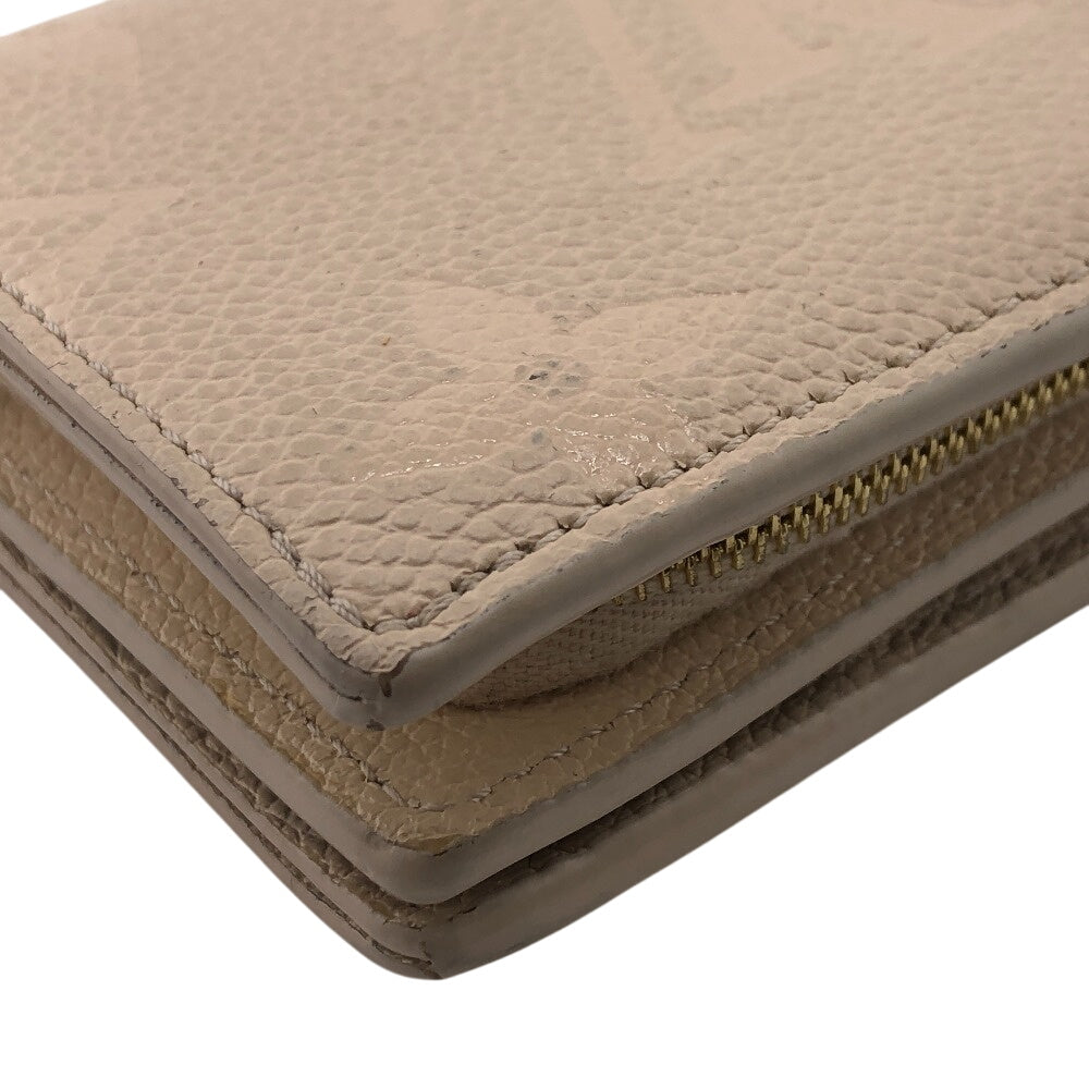 LOUIS VUITTON Bifold Wallet M80754 leather white Monogram Ann Platt Portefeuille Claire
