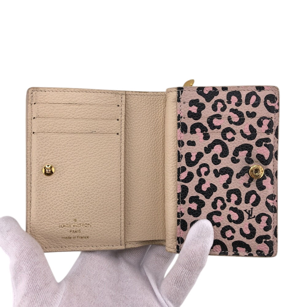 LOUIS VUITTON Bifold Wallet M80754 leather white Monogram Ann Platt Portefeuille Claire