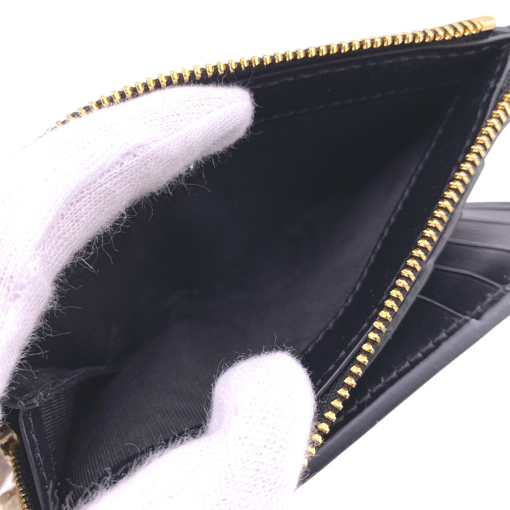 GUCCI Bifold Wallet Canvas, Leather black GG canvas