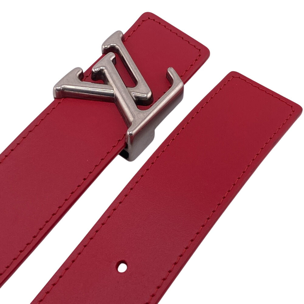 LOUIS VUITTON belt M096 Leather, Metal Red Monogram New Wave Santur 85/34
