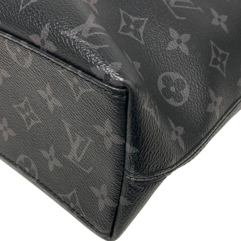 LOUIS VUITTON Briefcase M40566 leather black Monogram Eclipse Explorer