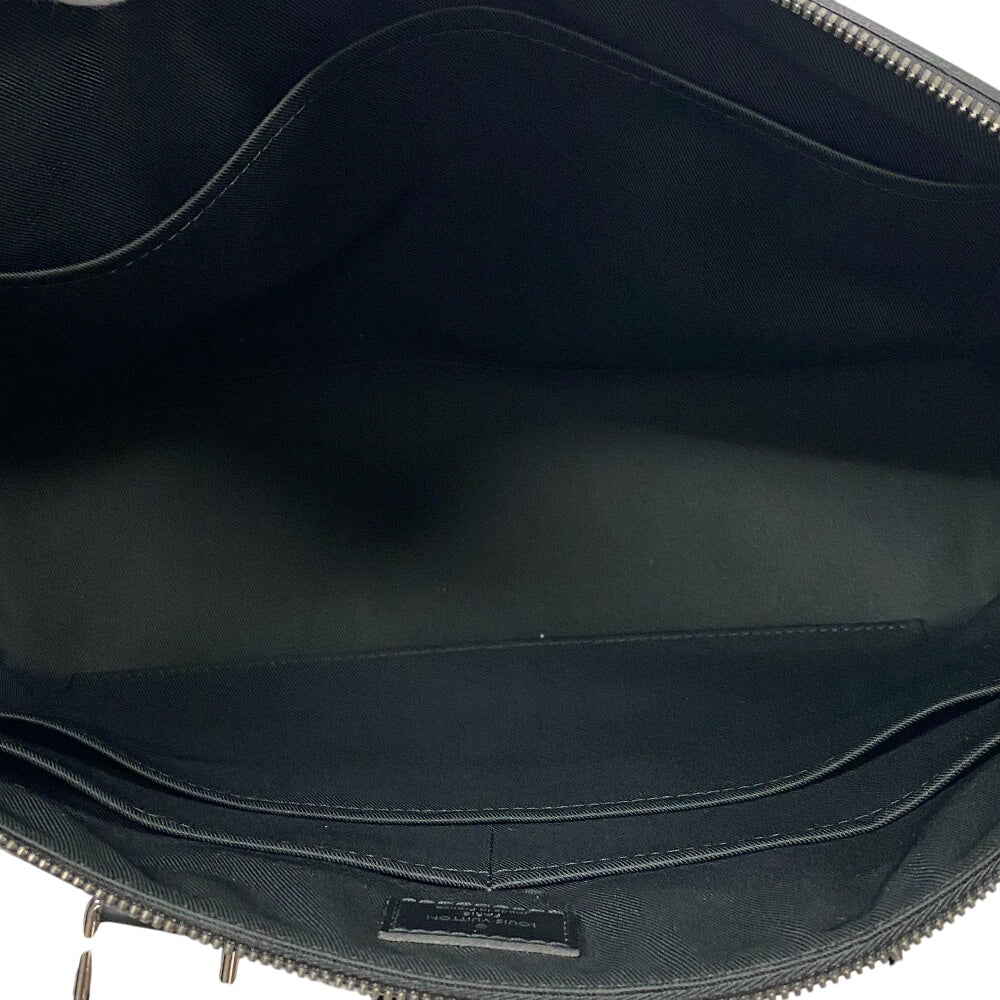 LOUIS VUITTON Briefcase M40566 leather black Monogram Eclipse Explorer