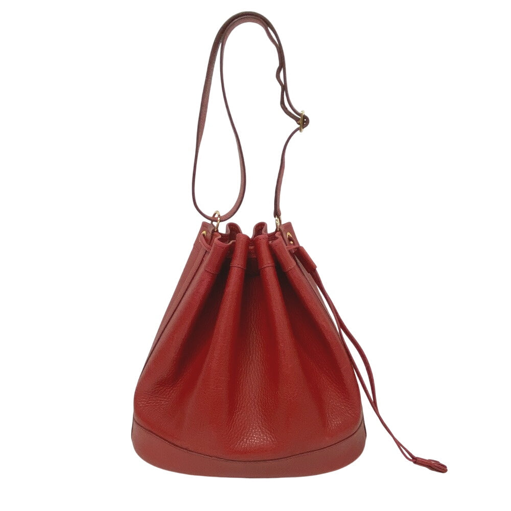 HERMES Shoulder Bag Leather, Courchevel Red Ardenne Market GM