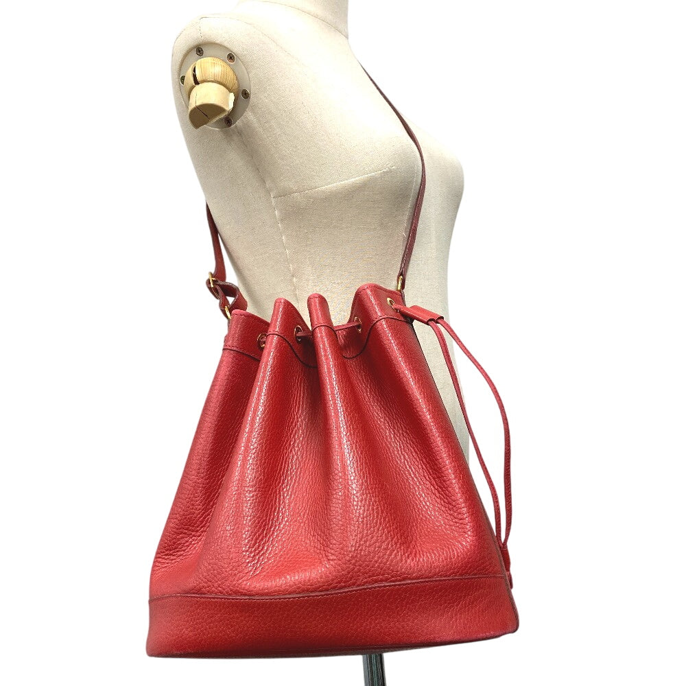 HERMES Shoulder Bag Leather, Courchevel Red Ardenne Market GM