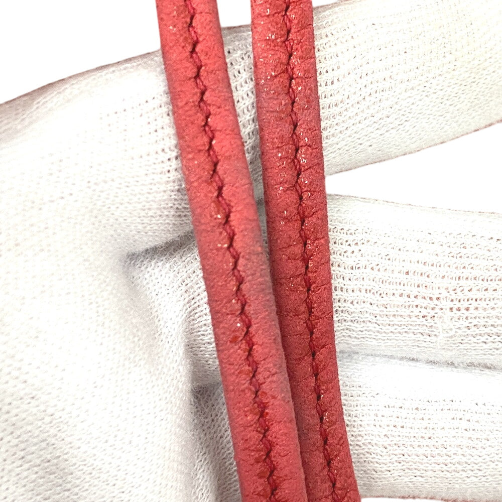 HERMES Shoulder Bag Leather, Courchevel Red Ardenne Market GM