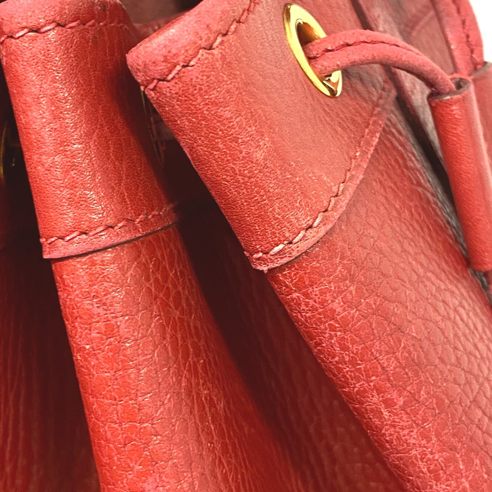 HERMES Shoulder Bag Leather, Courchevel Red Ardenne Market GM