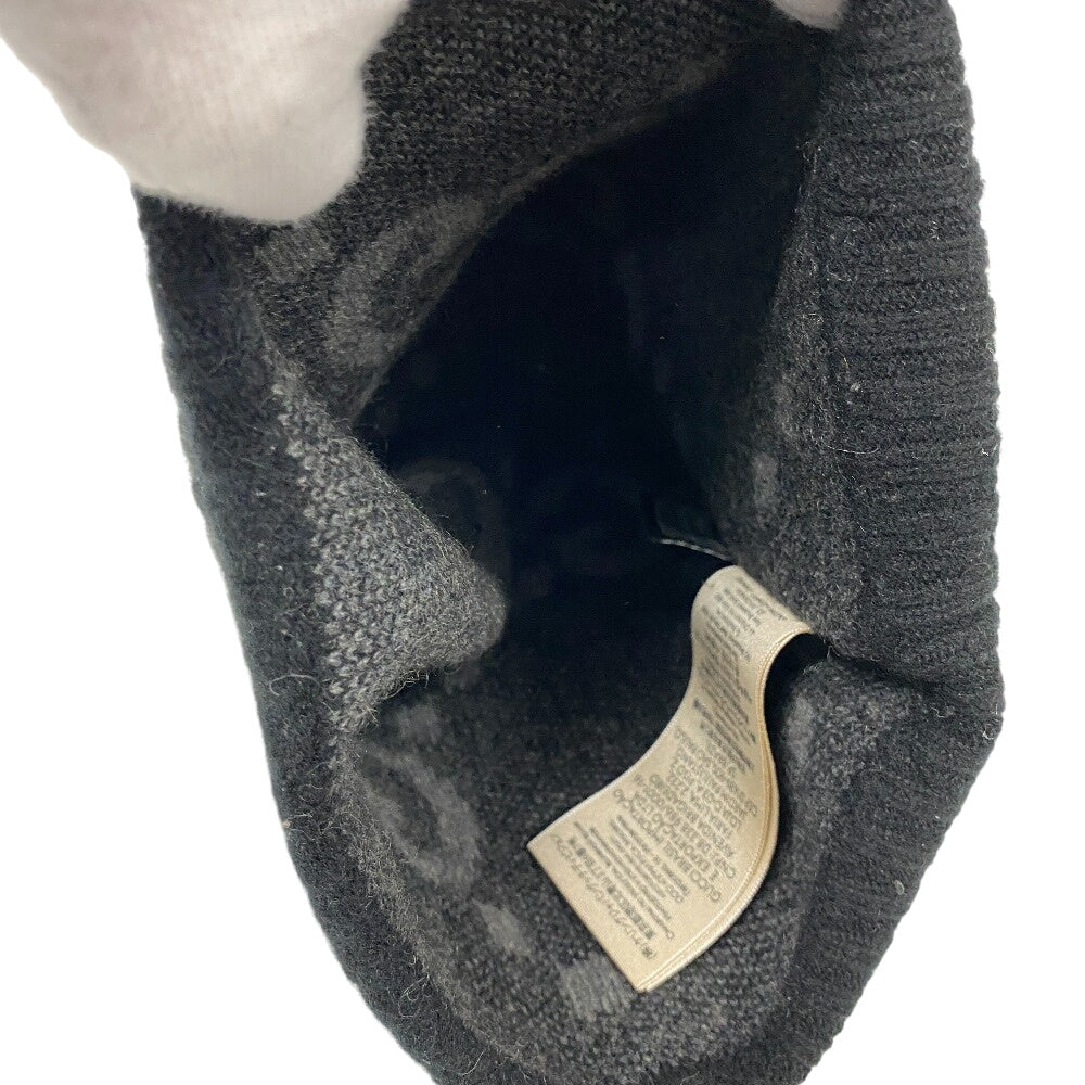 GUCCI Other hats cashmere black GG Knit cap beanie 58