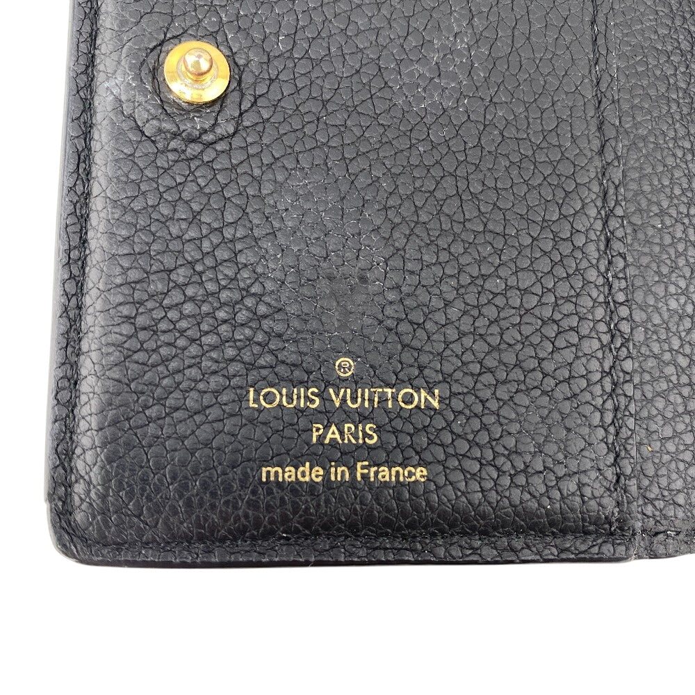 LOUIS VUITTON Bifold Wallet M80151 leather black Monogram Ann Platt Portefeuille Clare