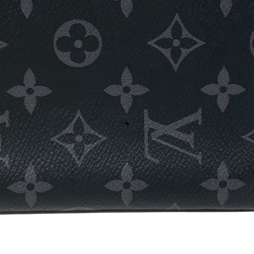 LOUIS VUITTON Briefcase GI0273 leather black Monogram Eclipse Portodocument Frank GM
