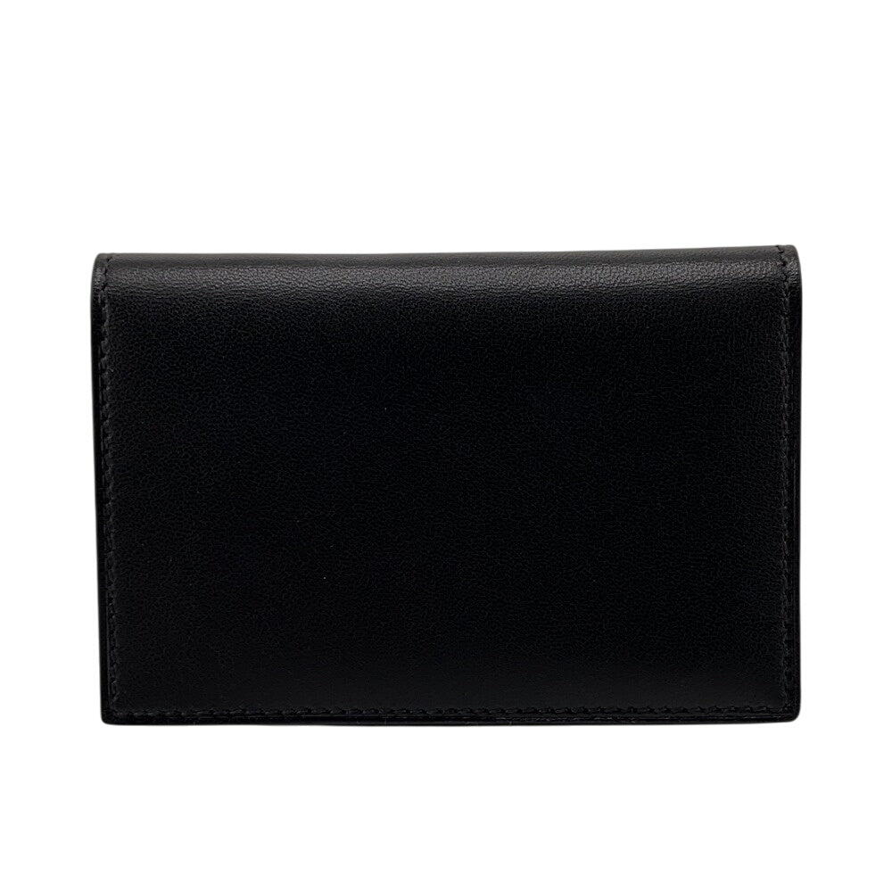 HERMES Card Case leather black MC2 Euclid