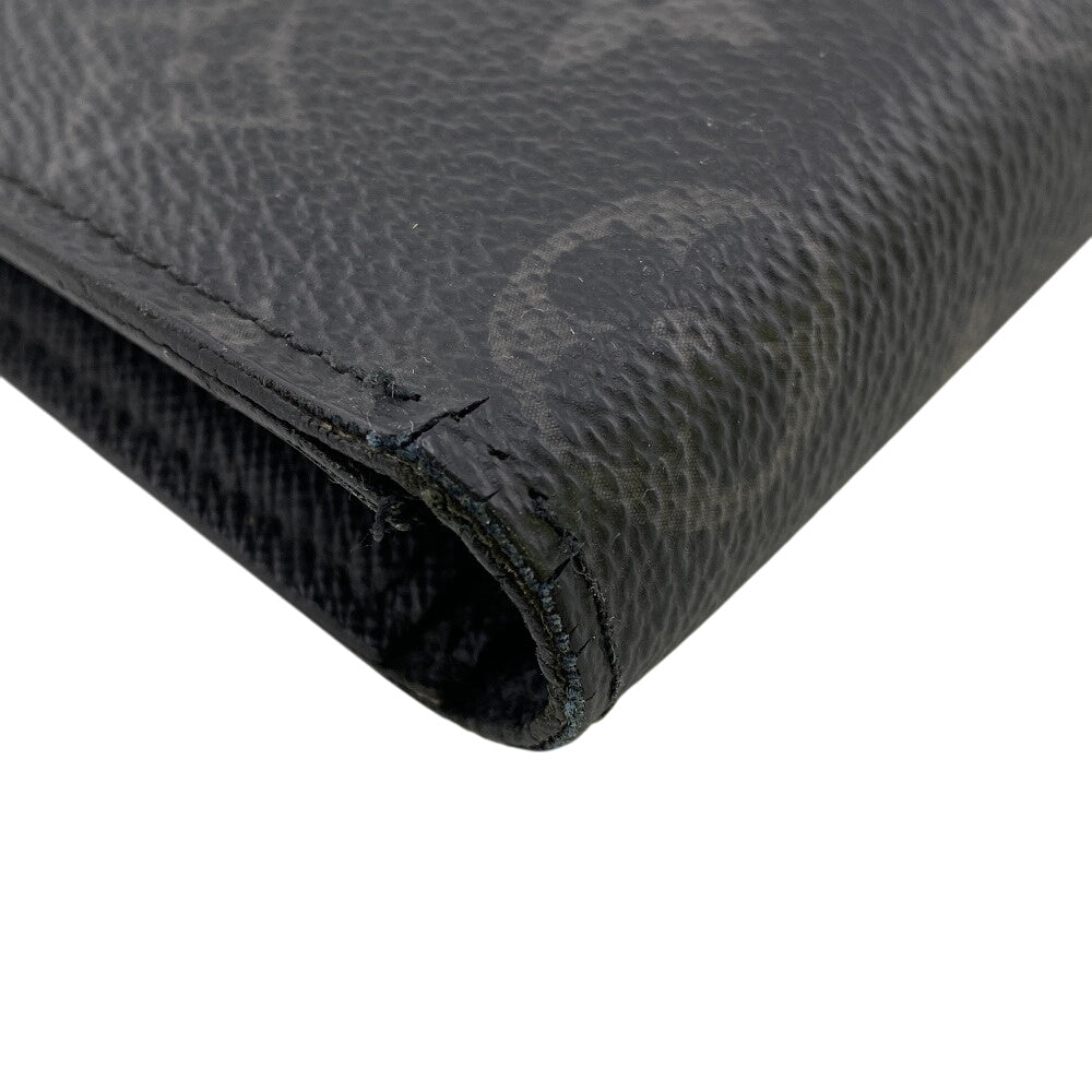 LOUIS VUITTON Bifold Wallet M61697 Monogram Eclipse black Monogram Eclipse Portefeuille Brazza