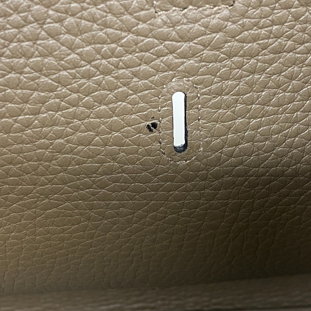 HERMES Handbag Taurillon Clemence, Leather Etope sack velo