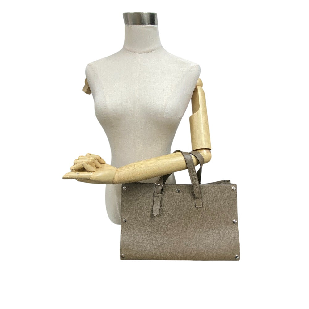HERMES Handbag Taurillon Clemence, Leather Etope sack velo