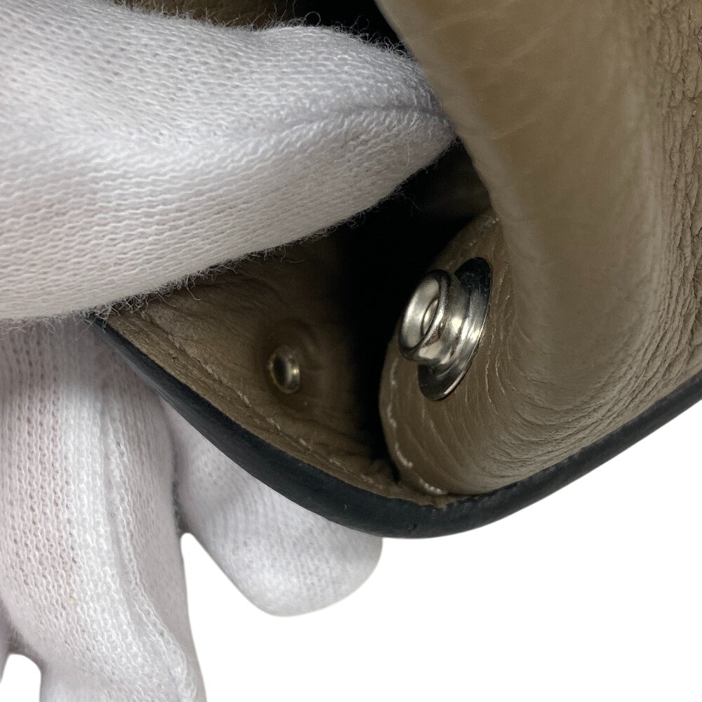 HERMES Handbag Taurillon Clemence, Leather Etope sack velo