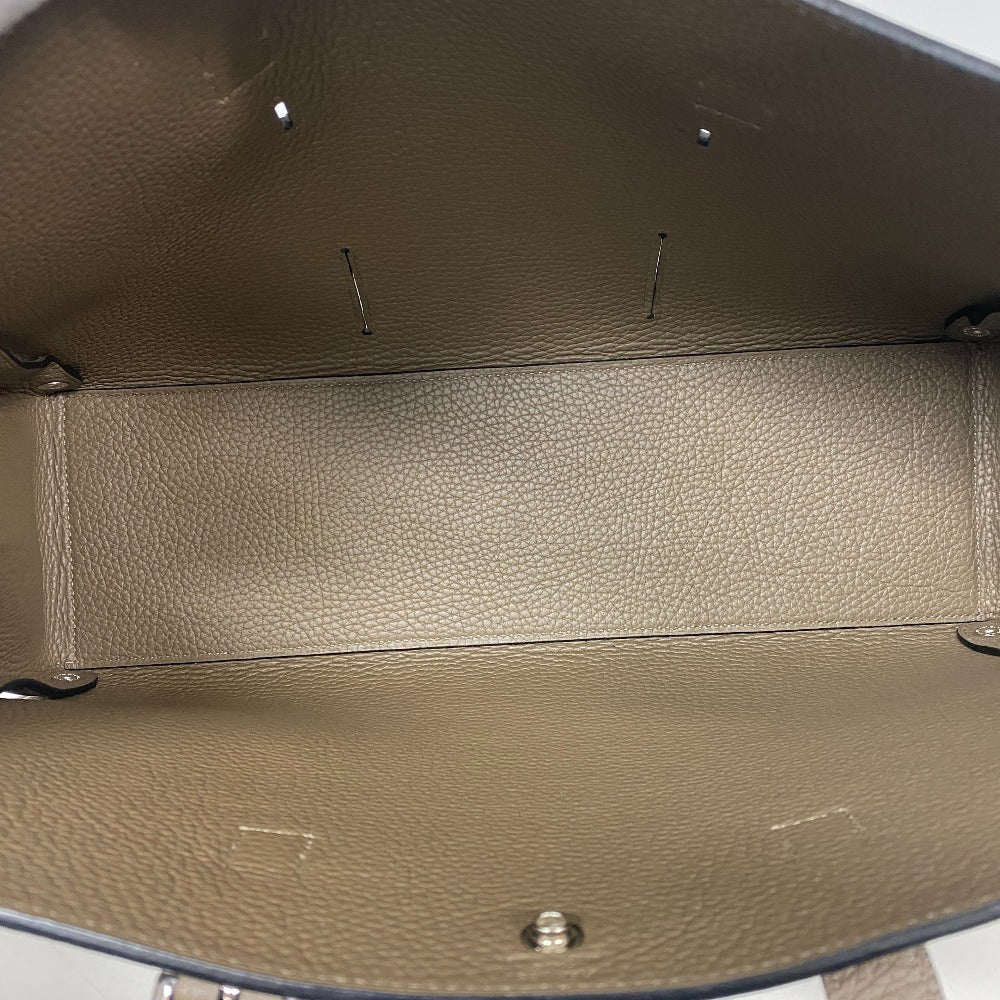 HERMES Handbag Taurillon Clemence, Leather Etope sack velo
