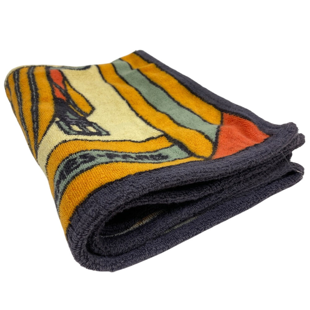 HERMES towel cotton Orange Women(Unisex) Used