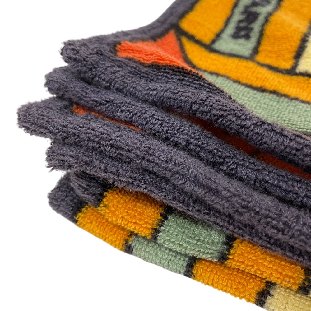 HERMES towel cotton Orange Women(Unisex) Used