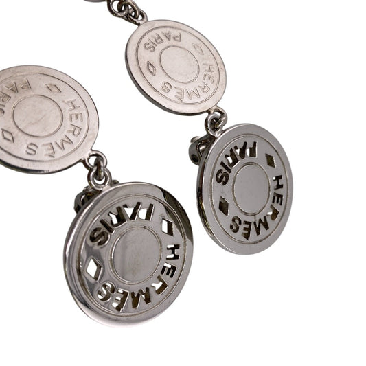 HERMES Earring Silver Silver Serie