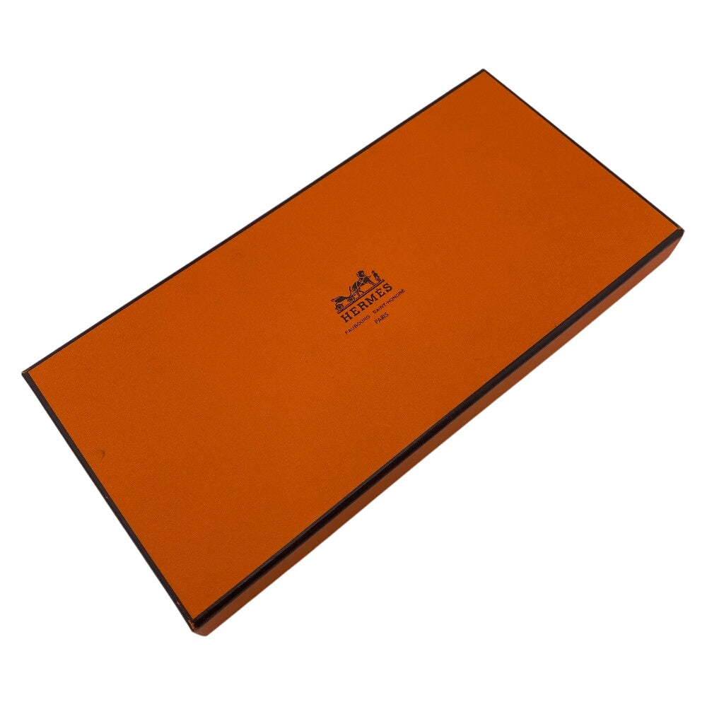 HERMES Long Wallet Purse C Epsom Red Beansufla