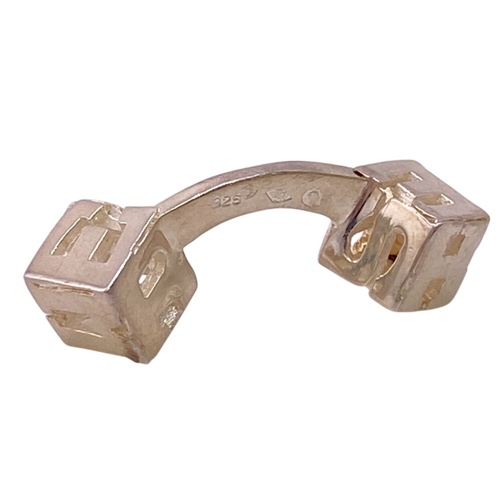 HERMES cuffs Silver925 Silver H cube