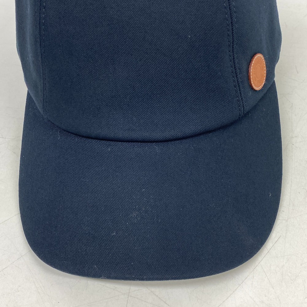 HERMES Other hats cotton black Serie button Miles CDS Women(Unisex) 60 Used