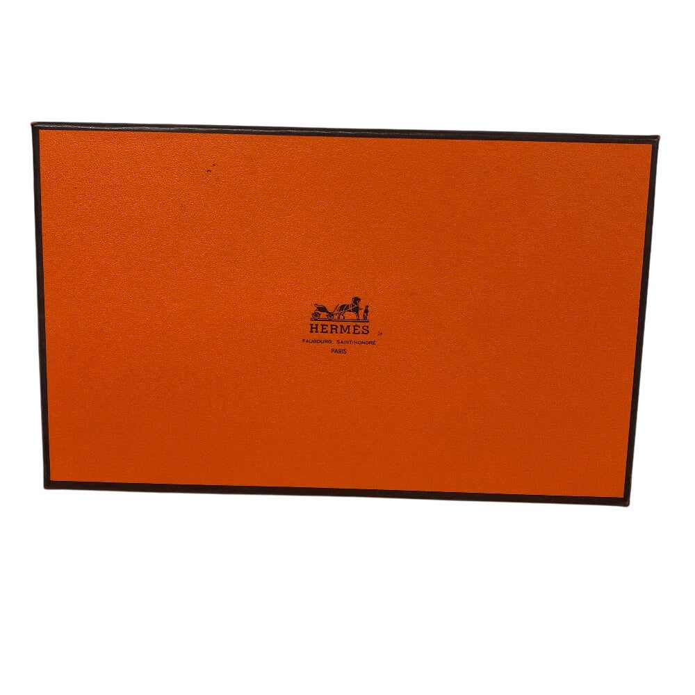 HERMES Bifold Wallet Swift, Epi Leather yellow Long wallet Box scarf Bean Women Used