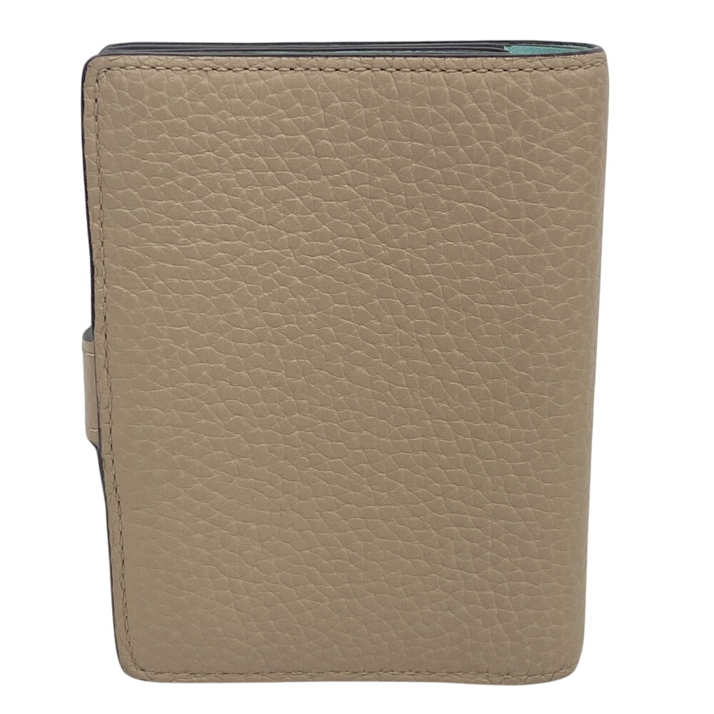 LOUIS VUITTON Bifold Wallet M82198 leather Galle Capusine V Vertical Wallet Capucines Women Used