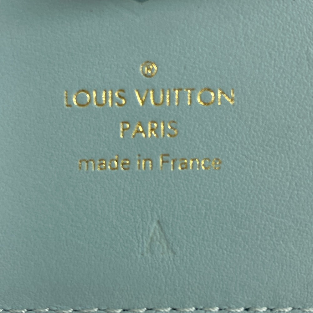 LOUIS VUITTON Bifold Wallet M82198 leather Galle Capusine V Vertical Wallet Capucines Women Used