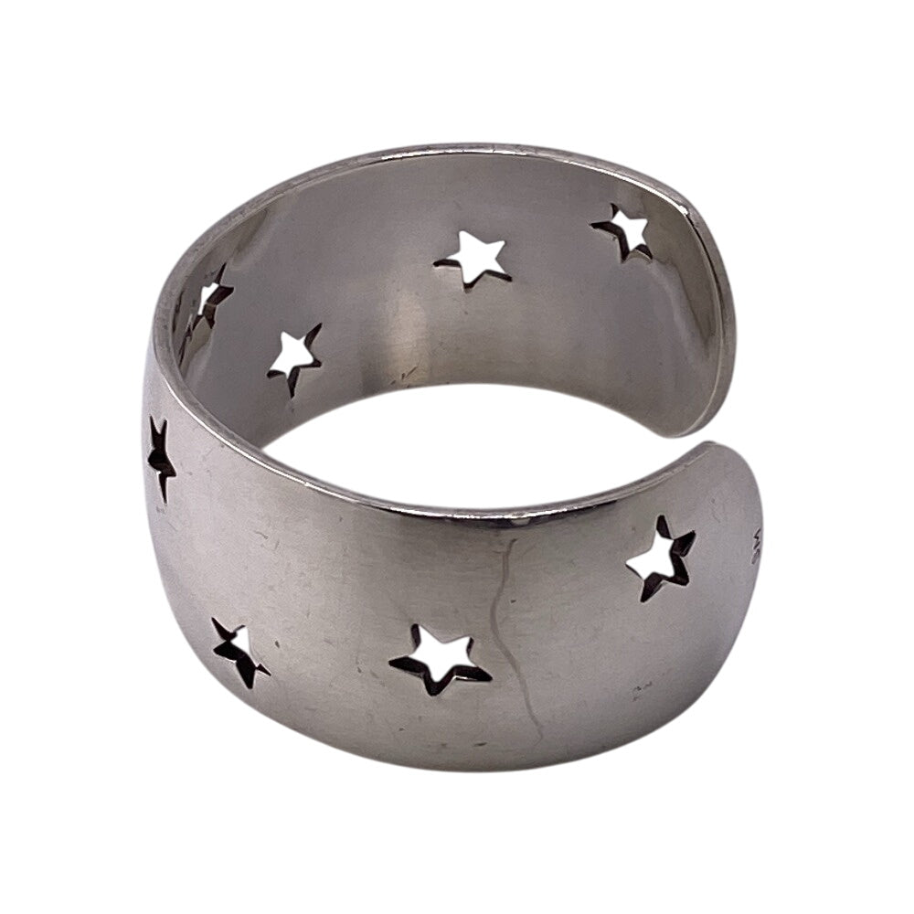HERMES Bangle Silver925 Silver Moon star Women Used