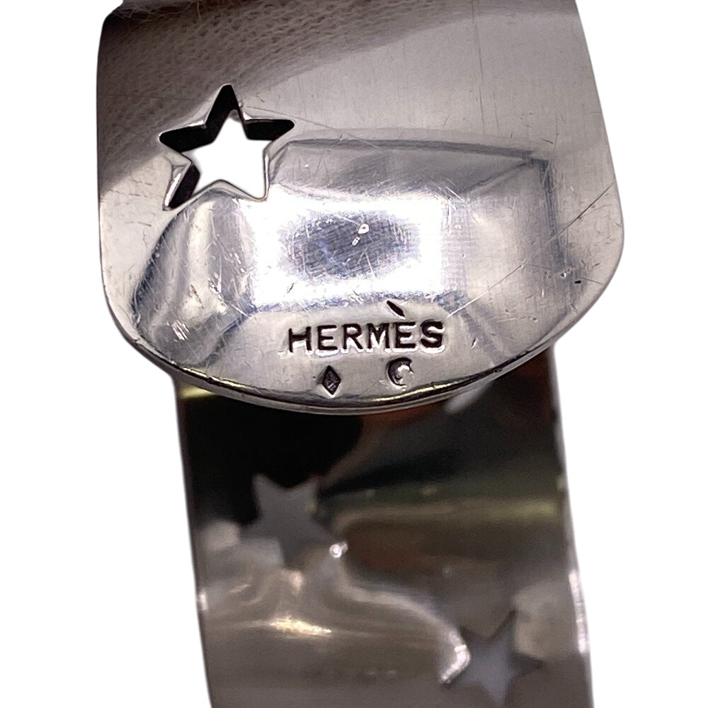 HERMES Bangle Silver925 Silver Moon star Women Used