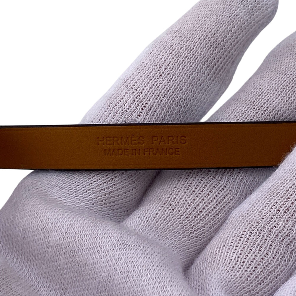 HERMES bracelet Gold Plated, Leather black U:2022 Kelly DeBultour unisex(Unisex) T3 Used