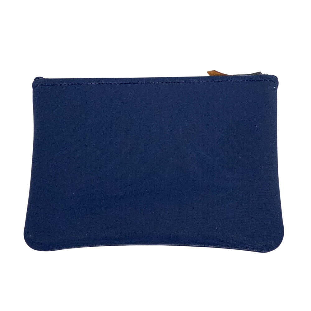 HERMES Pouch Nylon, Polyurethane Navy Truth Neovan PM flat unisex(Unisex) Used