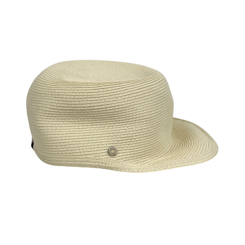 HERMES Casquette paper beige Serie Women 56 Used