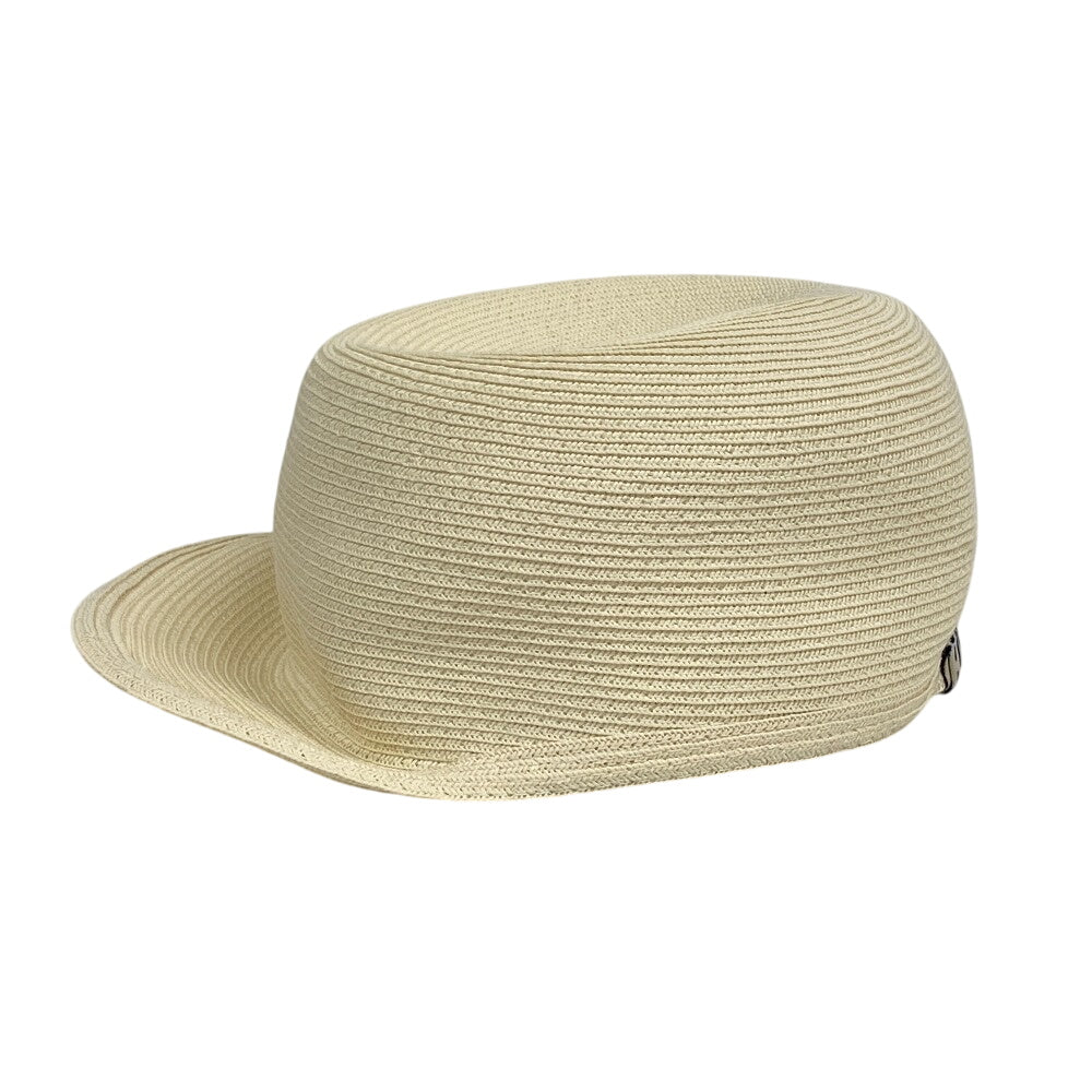 HERMES Casquette paper beige Serie Women 56 Used