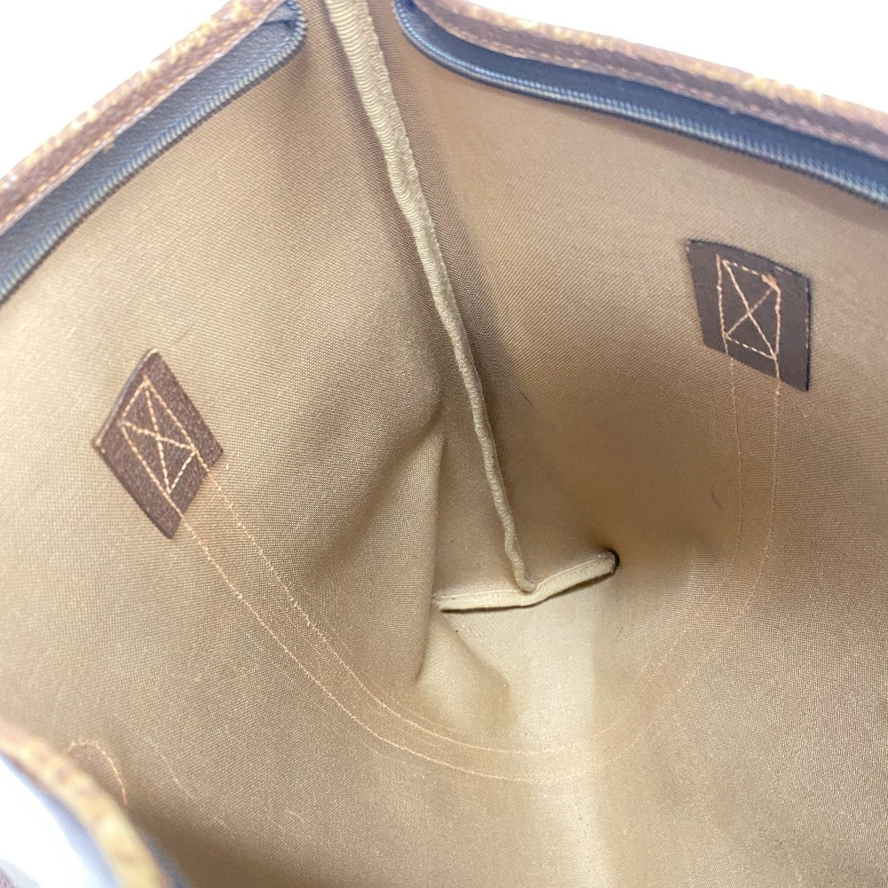 GUCCI Tote Bag 156 02 110 PVC coated canvas Brown 1 GG Supreme mens(Unisex) Used