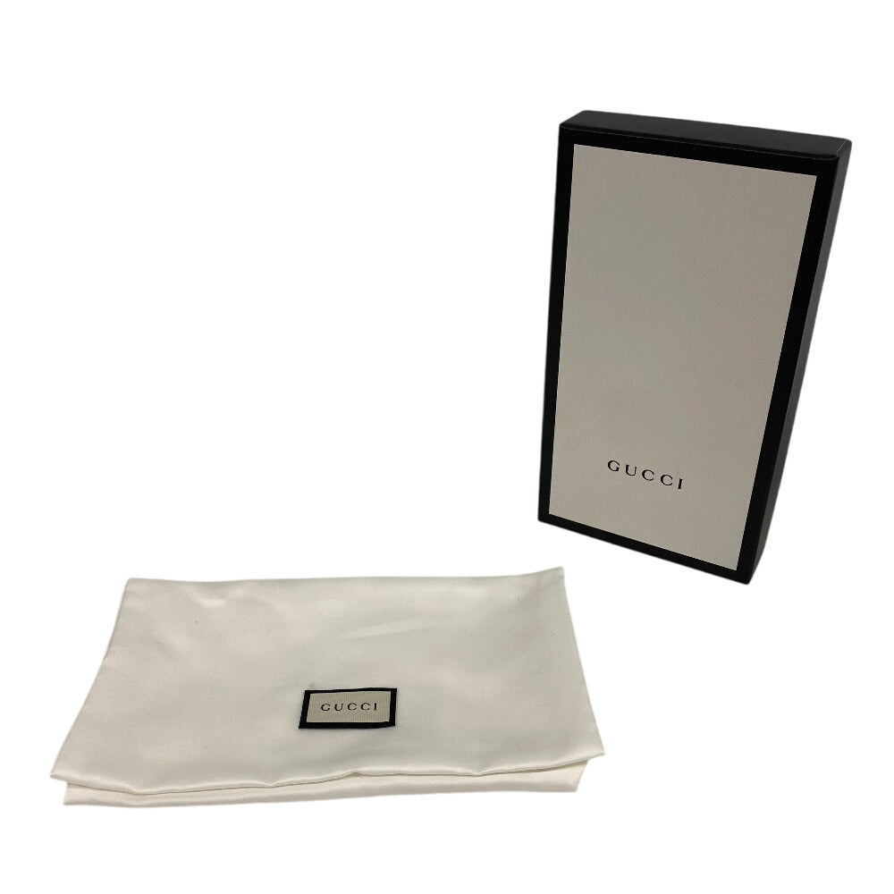 GUCCI Long Wallet Purse 658691 leather yellow Zip Around logo unisex(Unisex) Used