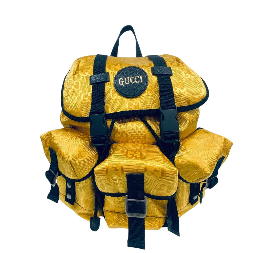 GUCCI Backpack 626160 Nylon yellow Off the grid Women(Unisex) Used