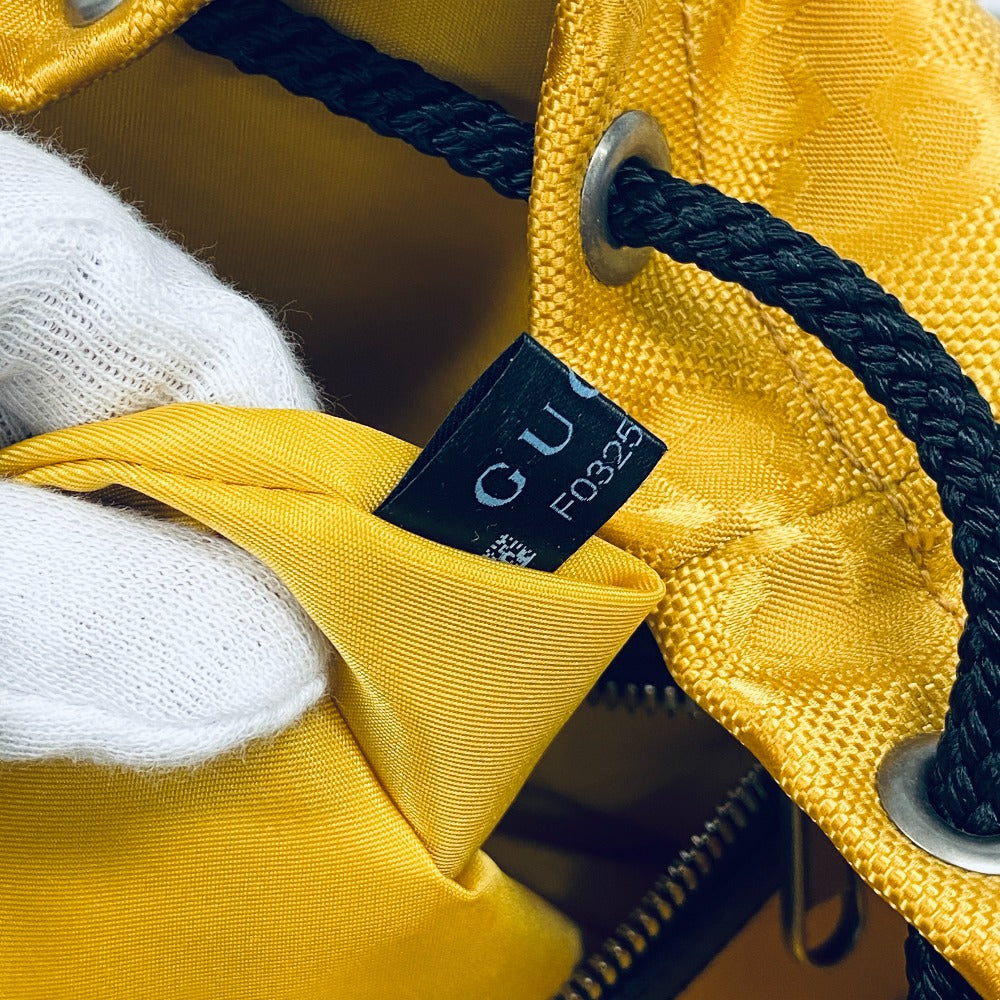 GUCCI Backpack 626160 Nylon yellow Off the grid Women(Unisex) Used