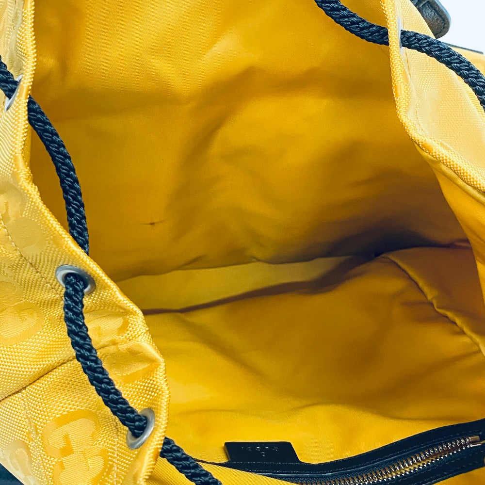 GUCCI Backpack 626160 Nylon yellow Off the grid Women(Unisex) Used