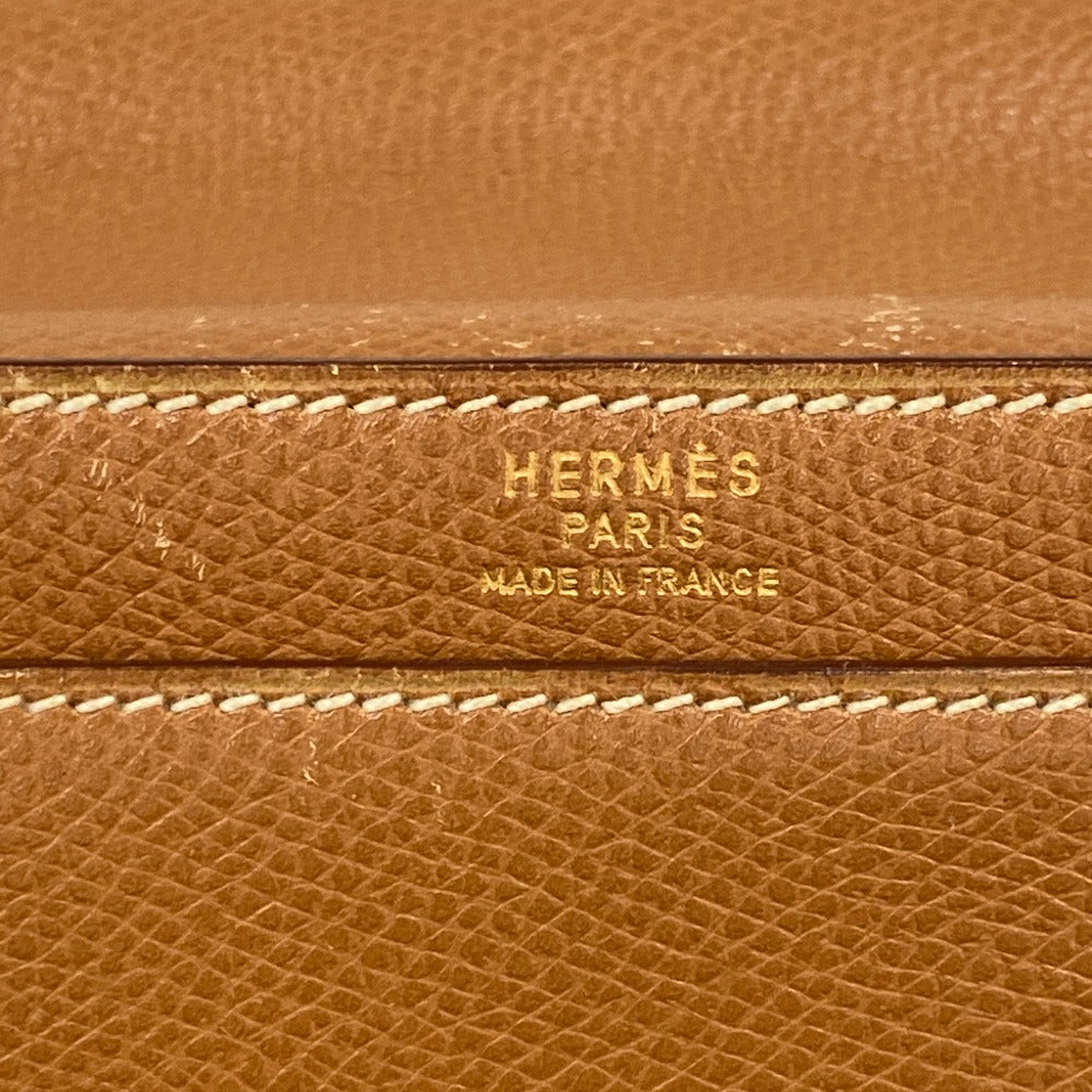 HERMES Shoulder Bag leather beige Sac Adepesh DPLG mens Used