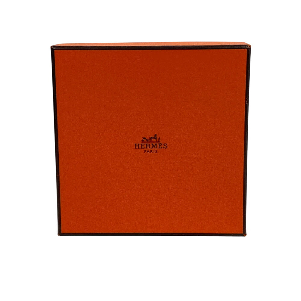 HERMES Bifold Wallet leather black Made in 2021 H Sport Compact mens Used