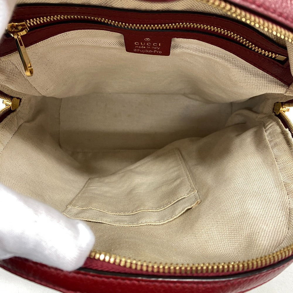 GUCCI Backpack 647816 PVC, Leather beige Mini GG Supreme Women Used