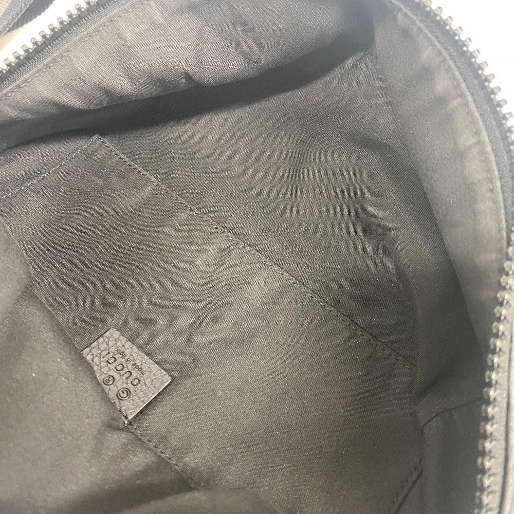 GUCCI Sling bag Nylon, Leather black GG nylon unisex(Unisex) Used