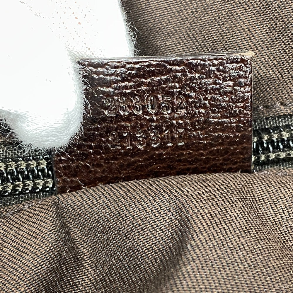 GUCCI Shoulder Bag GG canvas, leather Brown GG canvas Messenger unisex(Unisex) Used