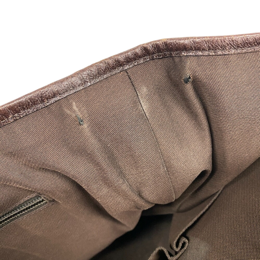 GUCCI Shoulder Bag GG canvas, leather Brown GG canvas Messenger unisex(Unisex) Used