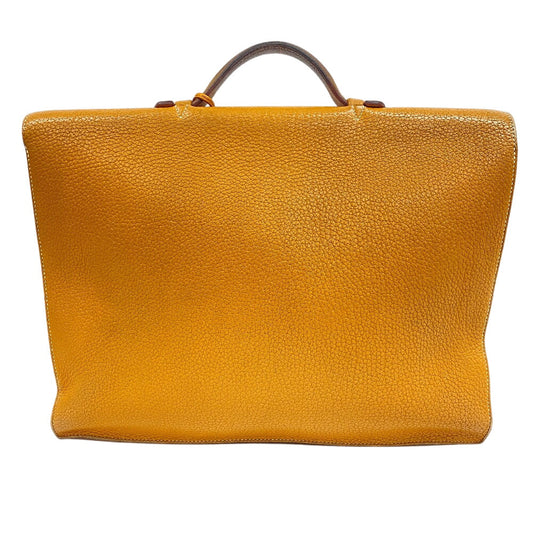 HERMES Business bag Fjord natural Sac Adepeche 38 mens Used